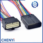 20 Pin Headlight Socket Lamp Light Connector Wire Harness plug 33482-2132 33472-2001 For Chevrolet Ford EDGE Fiesta Cadillac