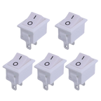 Push Button Switch 21x15mm SPST 2Pin 6A 250V KCD11 Snap-in on/Off Rocker Switch 21MM*15MM Black Red and White 10/5Pcs