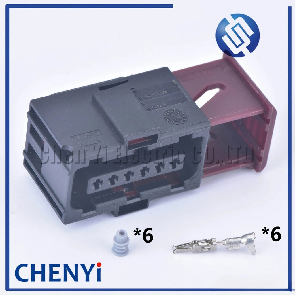 6 Pin 1.5mm auto waterproof connector Accelerator Pedal Sensor Wire harness Plug 6-929264-2 6-929265-2