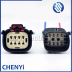 8 Pin 33472-0801 Auto Electrical Headlight Light Socket Car Engine Cable Plug For Ford BUICK Chevrolet With wiring harness