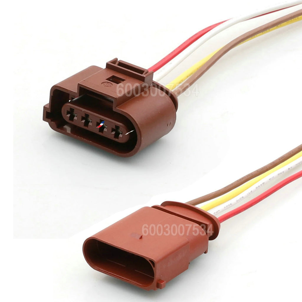 4 Pin Connector Waterproof 3.5mm Series Male Female Connectors Motorcycle Electrical Harnesses Housing 1J0973824A 1J0973724A