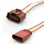 4 Pin Connector Waterproof 3.5mm Series Male Female Connectors Motorcycle Electrical Harnesses Housing 1J0973824A 1J0973724A