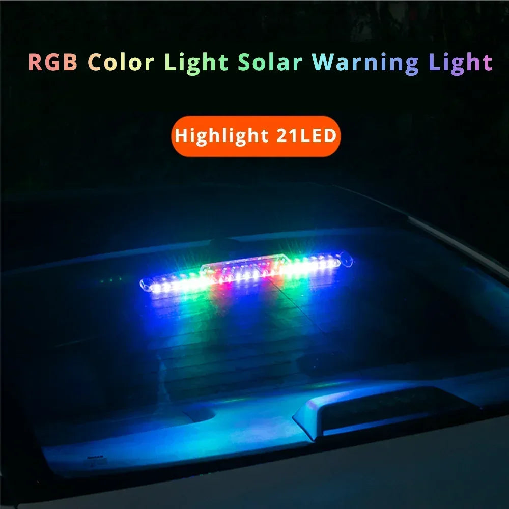 LED Strobe Police Lights Anti Collision Light For Auto Emergency Grill Warning Lamp 21led Windshield Bar Traffic Car Amagi