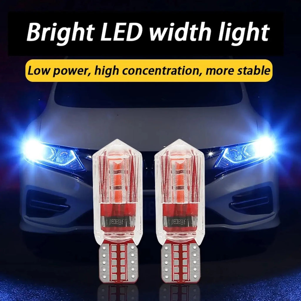 1pc Universal Car Replaceable T10 Running Lights Width Lamp Car License Plate Light Headlight Bulbs Car Light Accessories Amagi
