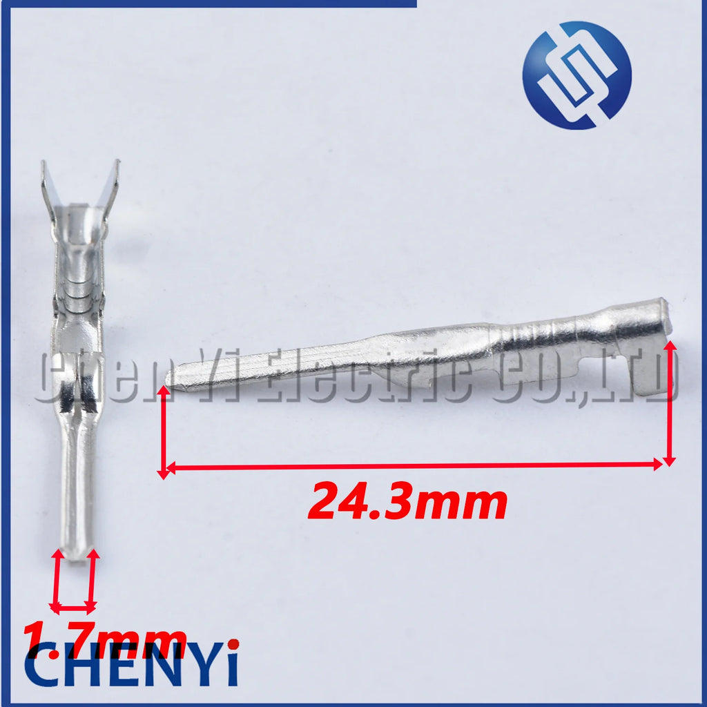 50 Pcs 2.0mm Automotive Crimp Wire tin-plating Terminal Brass Loose Car Connection Pins ST730497-3 7116-1473 ST730495-3 G67 G68