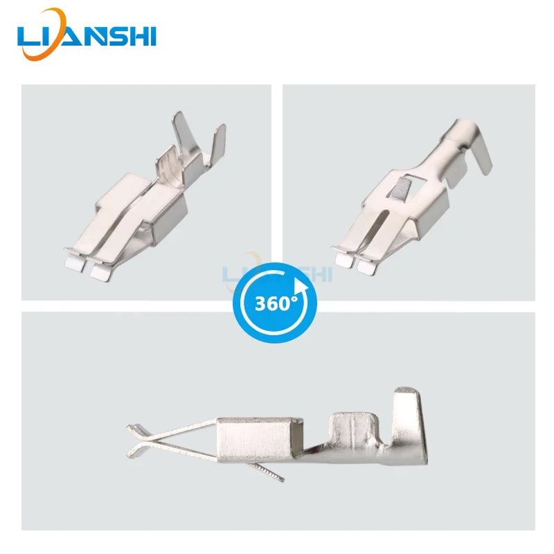 100pcs 925612-1 6.3 Automotive Connector terminal copper tinned DJ6212-E6.3B