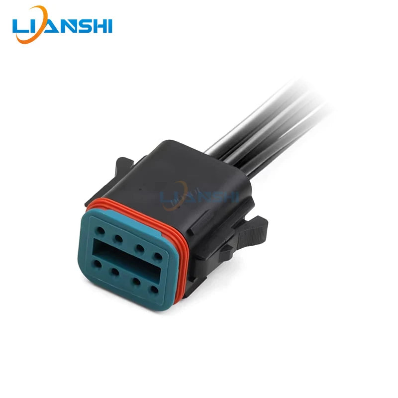 AT06-6S-RD01 Automotive Waterproof 6-Pin Plug with Small Hole Diameter Sealing Plug Connector Sheath and Terminal