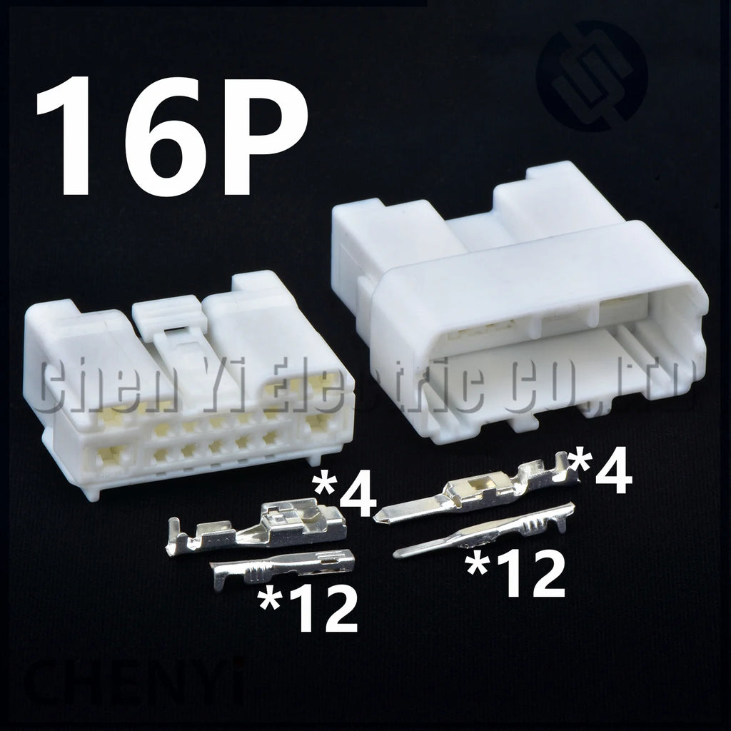 16 Pin Automotive connector Car electric seat adjustment switch plug 6098-7349 6098-7327 For GAC Motor