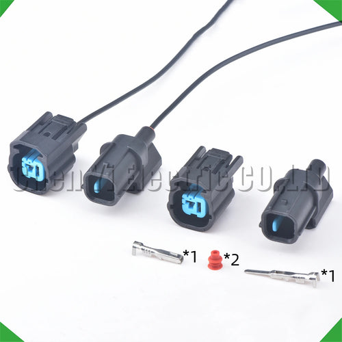 1-pin auto connector female waterproof automotive connector detonation sensor honda sensor