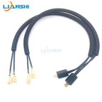 Suitable for Nissan Sunshine Qashqai Qi Jun Lixil change universal high and low snail horn one minute two harness plug