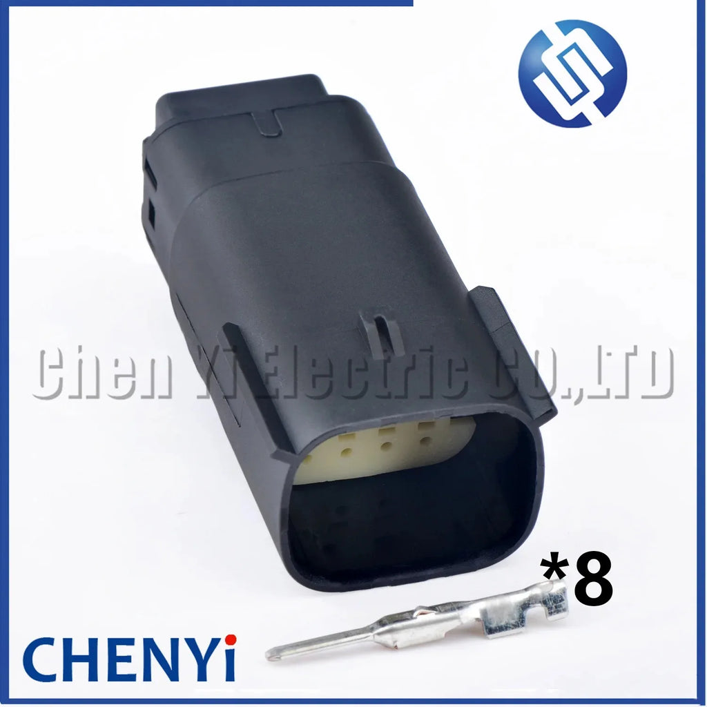 8 Pin 33472-0801 33482-4801 Auto Electrical Headlight Light Socket Car Engine Cable Plug For Ford BUICK Chevrolet