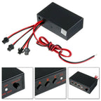 Auto 4 Ways LED Strobe Flash Light Lamp Flasher Flashing Controller Box 12V Car Accessories Controller Switch