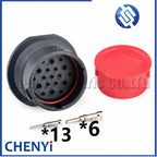 19 Pin automotive waterproof connector For Deutsch Original HDP series Wire harness plug HDP26-24-19SE HDP24-24-19PE With Pins