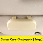 1PC Car Glasses Box Portable Car Sunglasses Holder In The Car Driving Glasses Holder Eyeglass Case Sun Visor Car Lenses Holder