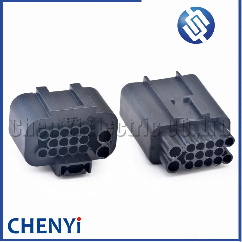 16 Pin Car bumper radar sensor connector Trailer power harness socket plug 2304884-1 2404880-1 2304887-1 2404884-1 521194A