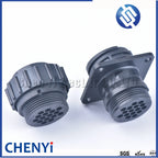 16 Pin diagnostic Connector Automobile Male Female History Password aviation Plug And Tail Clamp 206036-1 182916-1 206070-8