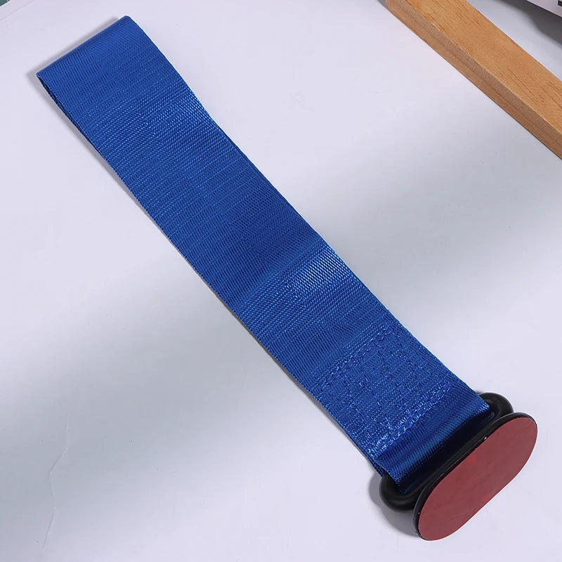 High Strength Car Color Pendant Tow Strap Belt Tow Rope Sticker Ribbon Car Decor Sticker Trailer Ropes Bumper Towing Strap