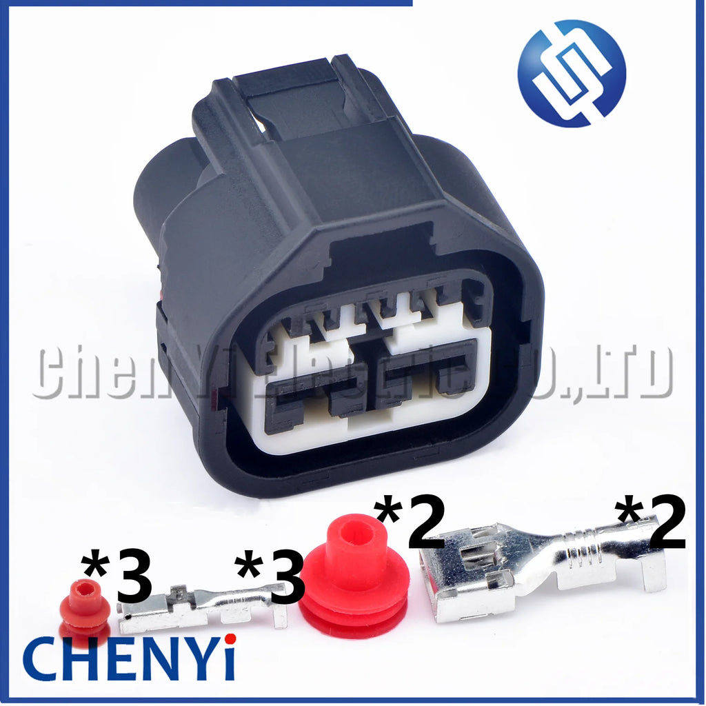 5 Pin 2.2mm/7.8mm female automotive waterproof connector a/c blower motor Plug With  pins For Ford Toyota