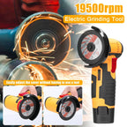 12V Cordless Electric Angle Grinder 19500rpm Lithium Battery Mini Polishing Grinding Machine Diamond Cutting Power Grinder Amagi