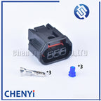 3 Pin car waterproof auto connector LED Fog Light Wire Socket  Daytime Running Light Connector 6189-7494 For Honda