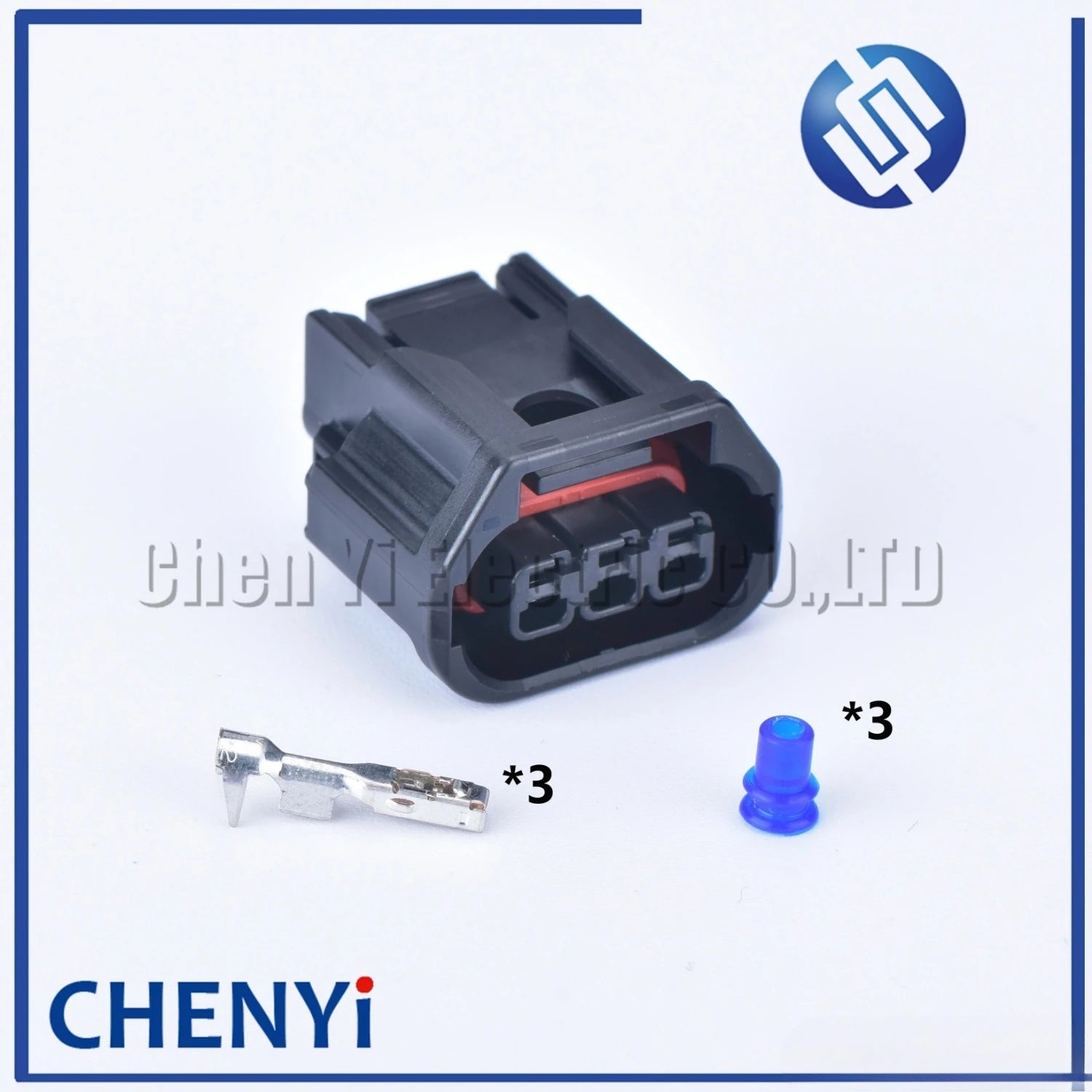 3 Pin car waterproof auto connector LED Fog Light Wire Socket  Daytime Running Light Connector 6189-7494 For Honda