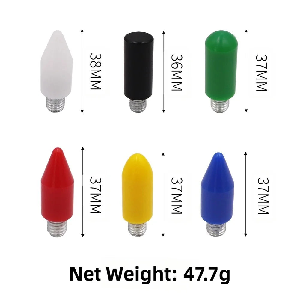 6pcs Car Dent Repair Seamless Repair Tools Multicolor M8 Scratch-free Repair Leveling Replacement Pen Head Flat Nylon Tip