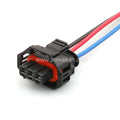3 Pin Connector Waterproof 3.5mm Male Female Connector Automobile Wiring Harness Cable Plug for Bosch 1928404227 1928403966
