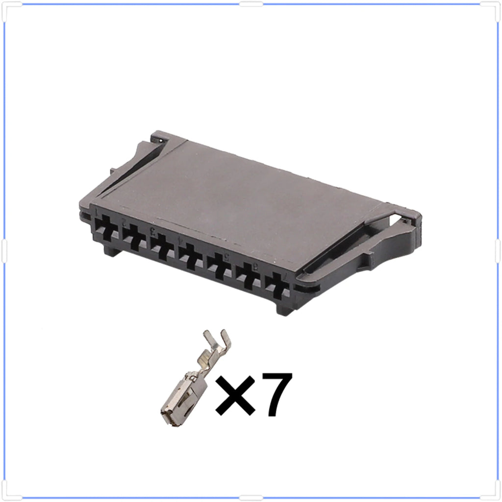 7Pin Connector Unsealed 2.8mm Female Connector Automotive Wire Harness Cable Socket for Benz A0145458226 A2115450328
