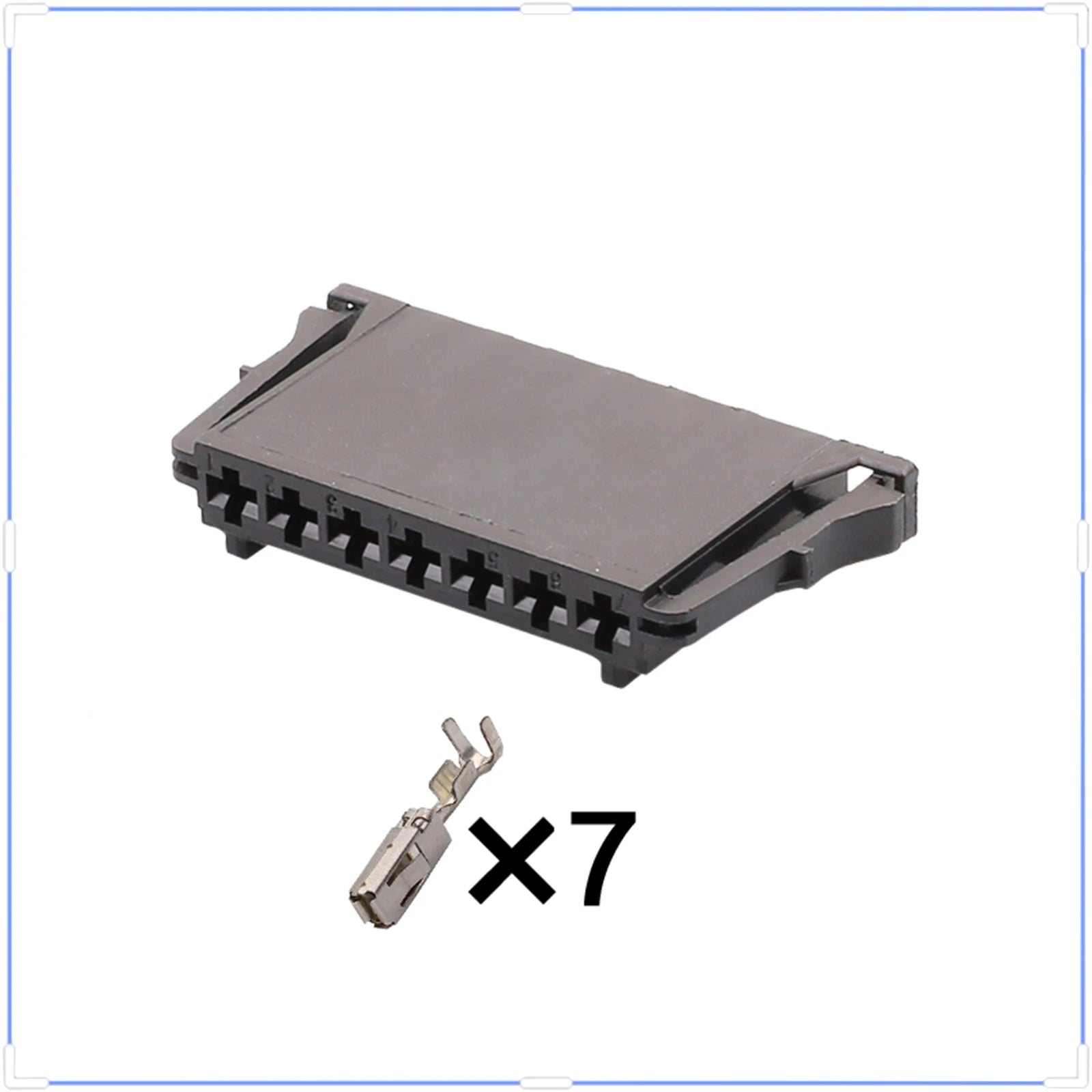7Pin Connector Unsealed 2.8mm Female Connector Automotive Wire Harness Cable Socket for Benz A0145458226 A2115450328