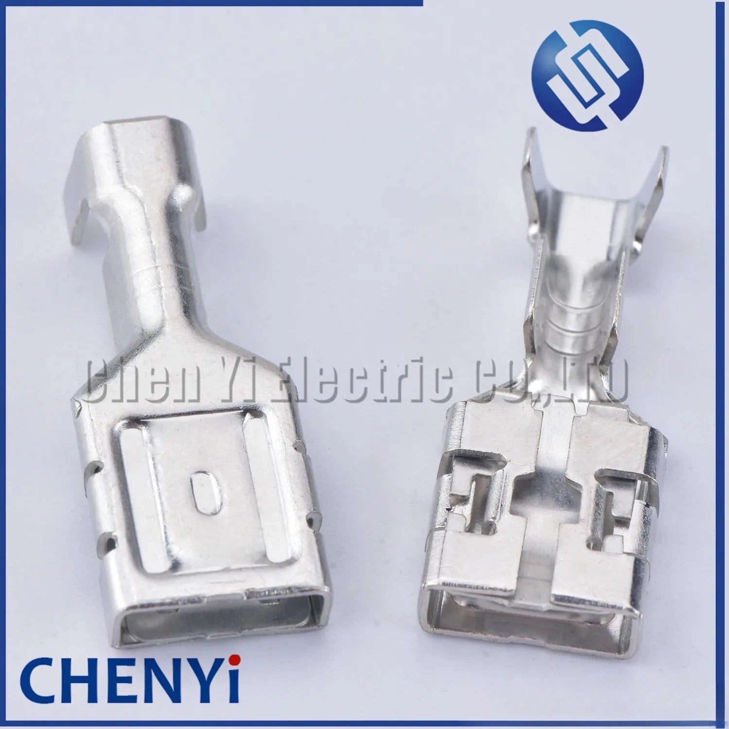 10/20 Pcs 9.5 mm Female Auto Crimping Wire Terminal Copper Splice Brass Pins G257 ST741394-3 7116-3250 7116-3250 DJ626-D9.5×1.2C