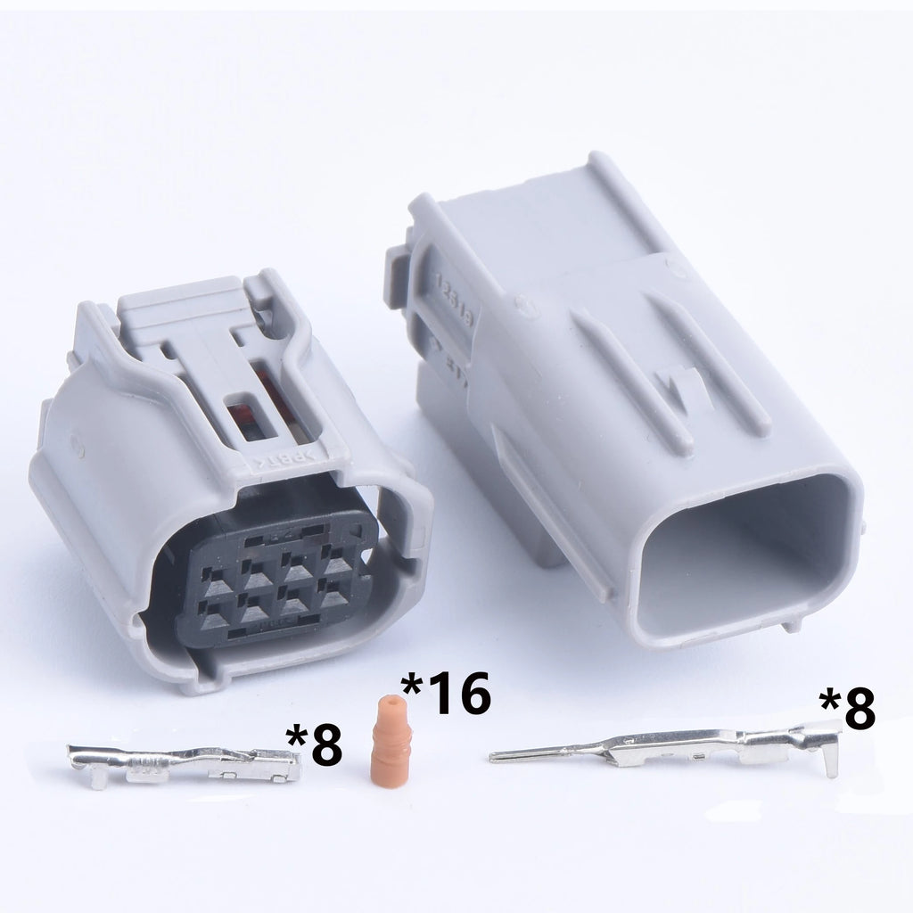 8 Pin Automotive Connector 90980-12520 90980-12519 6189-1240 6188-0779 car Reversing Radar Plug Parking sensor Socket For Toyota