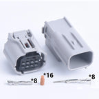 8 Pin Automotive Connector 90980-12520 90980-12519 6189-1240 6188-0779 car Reversing Radar Plug Parking sensor Socket For Toyota