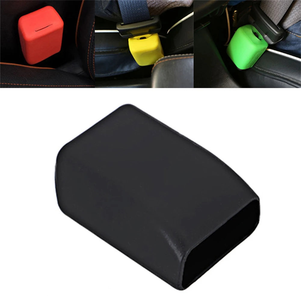 Car Seat Belt Buckle Protective Cover Silicone Car Anti Scratch Dust Case Car Safety Buckle Clip Car Interior Button Cover