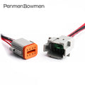 1 Set 2 3 4 6 8 12 Pin Car Deutsch DT Electrical Cable Connectors Male Female Wire Harness Plug DT06-2S DT04-2P