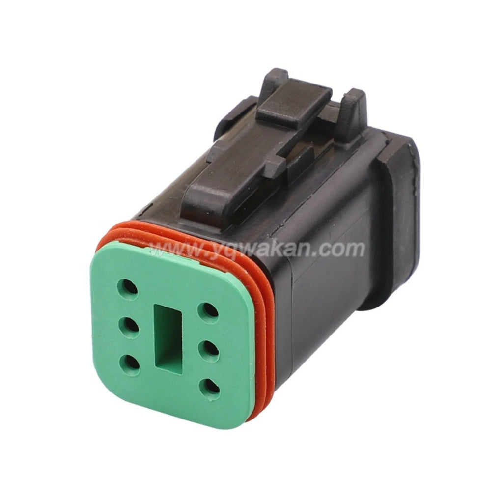 6 Pin Automotive 1.6mm Male Female Waterproof Connector Wire harness plug DT04-6P-C017 DT06-6S-C017 Black