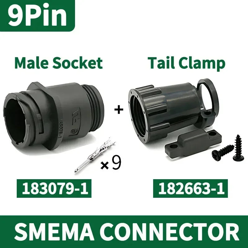 AMP/TE CPC Circular Connector – 4/9/14 Pin, 182919-1 / 206153-1 / 182647-1, Plug with Pins for SMEMA & Automotive Sensor