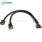 Suitable for Hyundai Kia car horn wire harness plug snail horn modification 1-minute 2-wire harness connector
