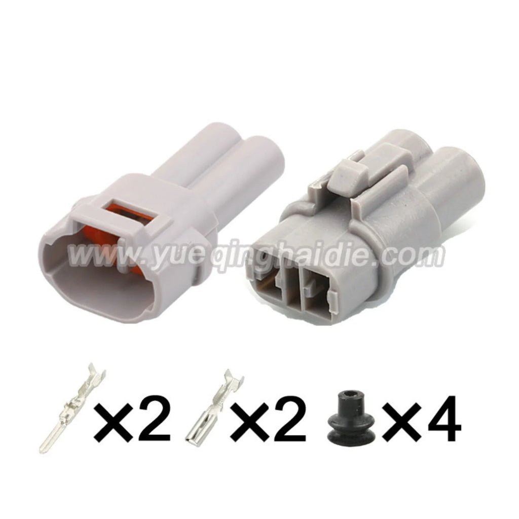 2PIN Connector Waterproof 2mm Male Female Automotive Wiring Harness For Honda Yamaha 6187-2171 6180-2181