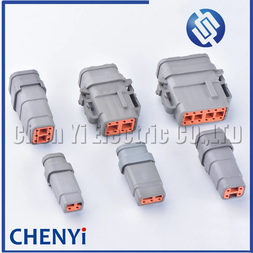 2 3 4 6 8 12 Pin Waterproof Connector Plug DTM06-2S-E007 DTM06-3S-E007 DTM06-4S-E007 DTM06-6S-E007 DTM06-8S-E007 DTM06-12S-E007