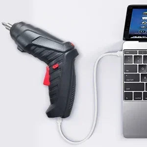47-Piece Cordless Electric Screwdriver Kit with LED Light, Rechargeable Multifunctional Drill Driver for Home Projects