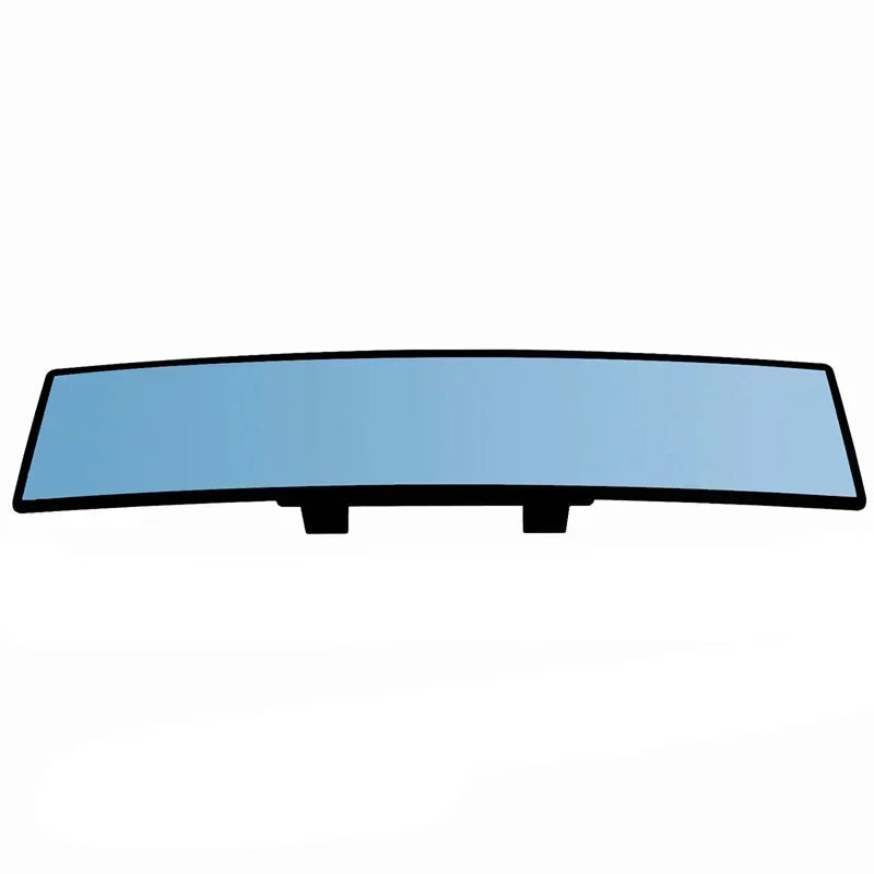 Car Snap-on HD Large Field of View Anti-fog Rear-view Mirror Universal Anti-glare Wide-angle Mirror White Car Accessories Amagi
