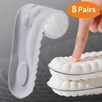 1/2 Pairs 4D Cloud Technologyt High Elasticity Sports Deodorant Insoles for Shoes PU Sole Breathe for Feet Men Running Insole