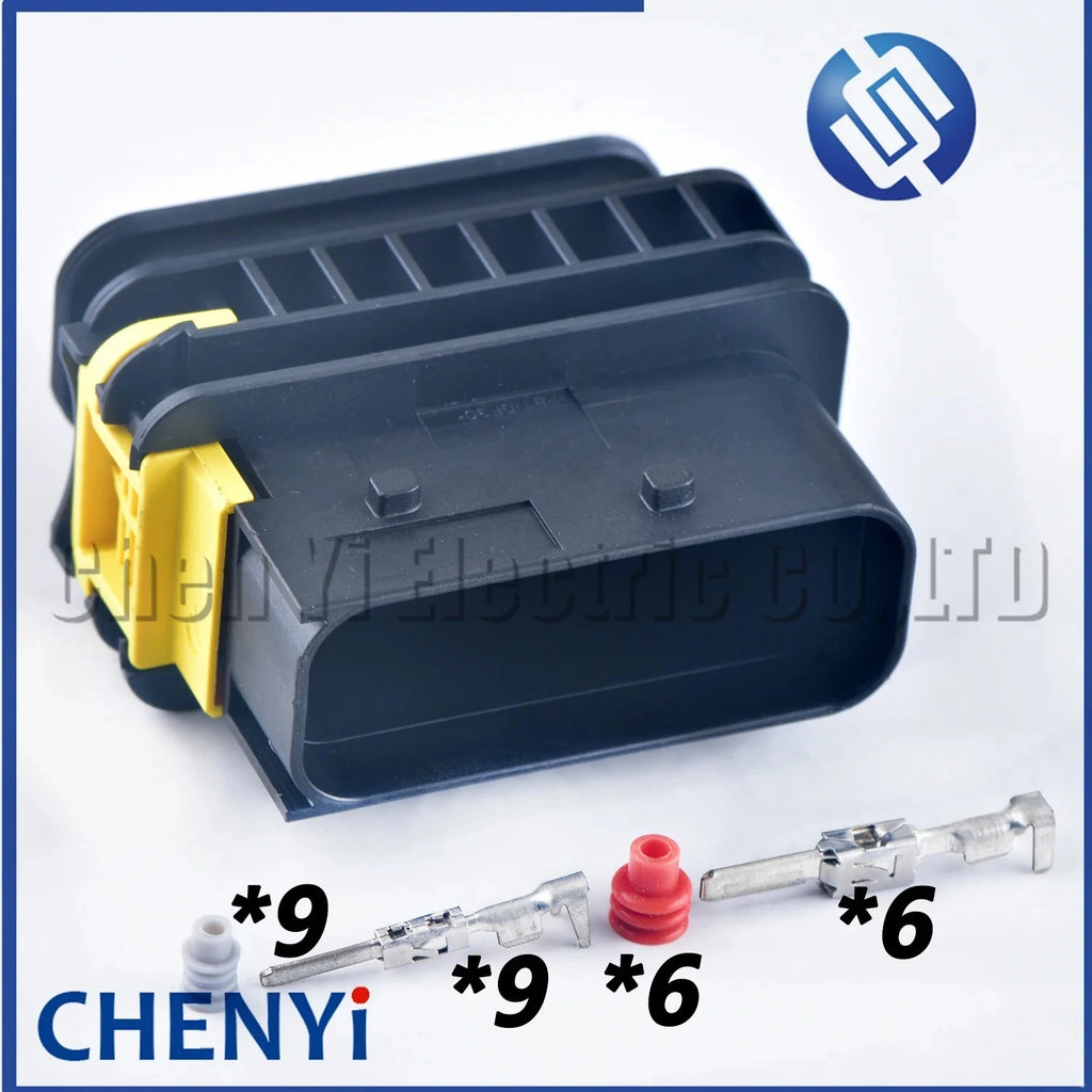 15 Pin Auto plug Bumper radar headlight plugs ABS sensor plug connector plug engine 1-1563878-1 1-1564532-1 1-1564530-1