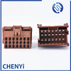 21 Pin Car Brown Connector Male Female Quick Connector Car Harness Connector Plug 8-968975-1 1-967630 With Pins