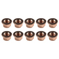 50 Pcs Exhaust Nut Elbow Nuts M8 SW 13 Turbocharger Manifold Copper Nut Automobile Exhaust Pipe Hexagon Nut