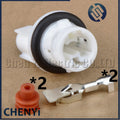 2 Pin Automotive connector T10 168 194 2825 912 921 W5W Lamp Socket  Extension LED Wedge Light Base W5W 168 194 harness plug