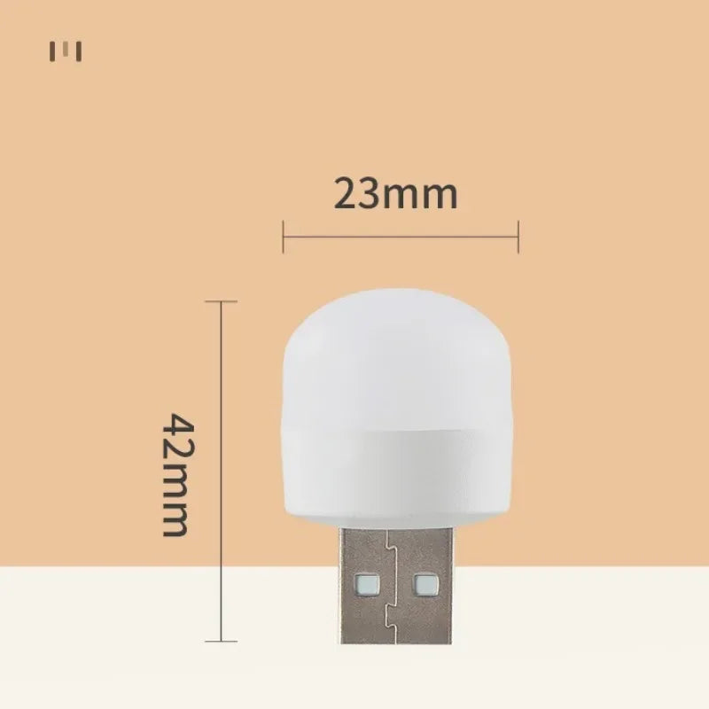 USB Night Light Portable LED Plug Lamp 1- 20pcs Warm White Eye Protection Reading LIght Lamp 5V 1W USB Plug Night Lights