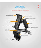 Car Dashboard Phone Holder Smartphone Stand For Mitsubishi Asx Lancer Outlander Pajero Sport L200 Colt Carisma Galant Grandis