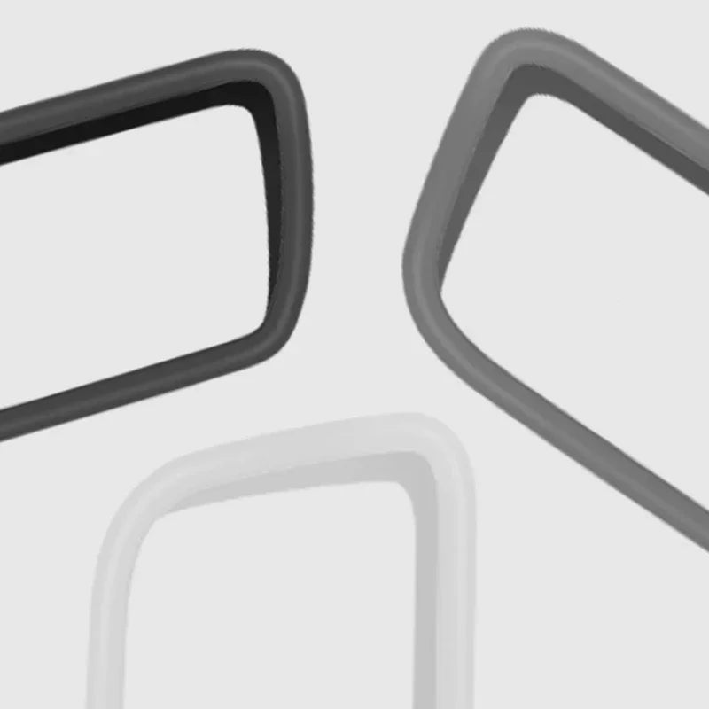 For Tesla Model 3/Y Car Interior Rear View Mirror Protective Case Rearview Mirror Silicone Protective Frame Accessories Amagi