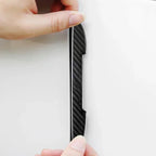 Car Door Carbon Fiber Anti-collision Protector Bar Stickers Rearew View Mirror Cover Protection StripSide Edge Protection Amagi